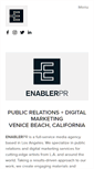 Mobile Screenshot of enablerpr.com